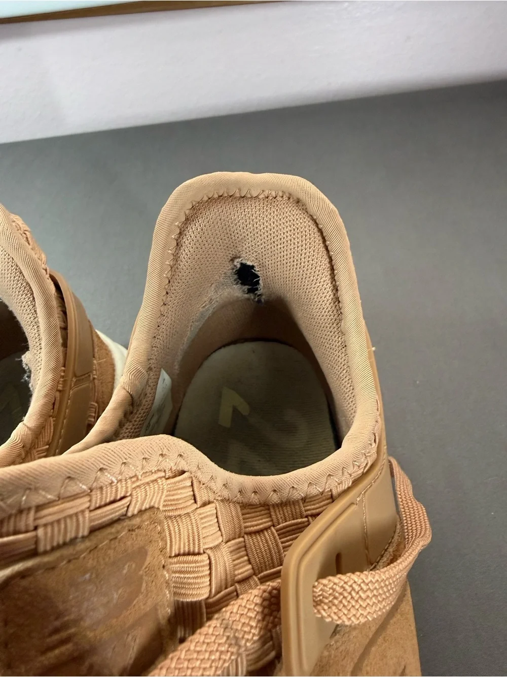 New Balance Woven Runner Sneakers - Camel/Tan